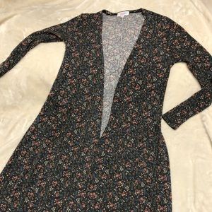 Lularoe Sarah floral Duster XXS